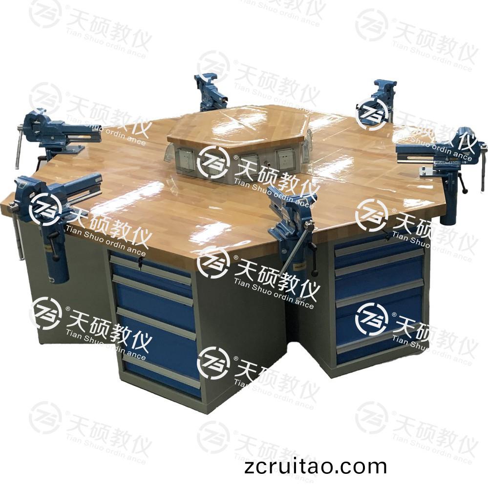 TSBTQG-3型 鉗工技能實(shi)訓平(ping)檯(tai)（六角六(liu)工位）