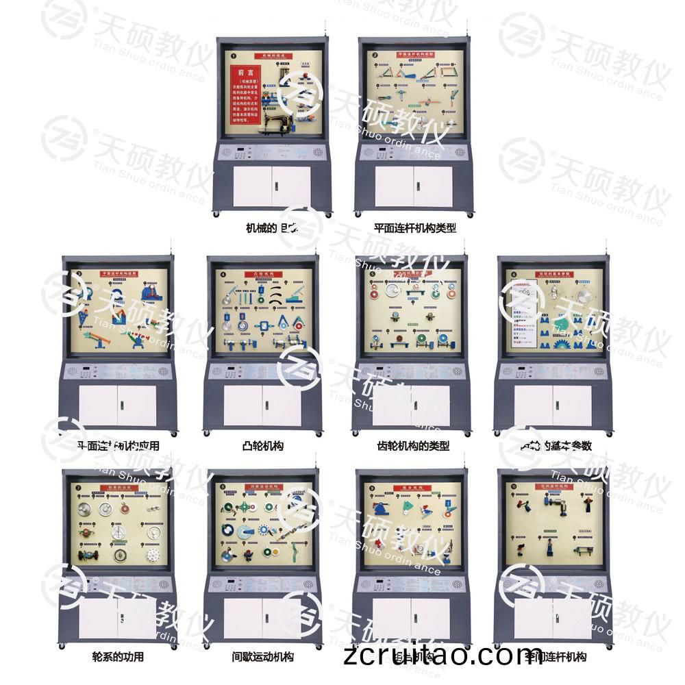 TSSMT-1型 機械原(yuan)理陳列(lie)櫃(gui)（10箇(ge)分(fen)櫃(gui)，帶智能(neng)語(yu)音講解(jie)）